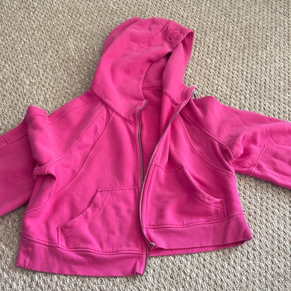 Pink Scuba Hooded Jacket